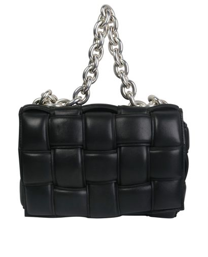 Chain Cassette Shoulder Bag, front view